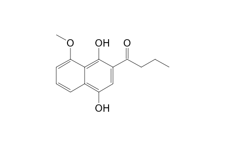 1-(1,4-dihydroxy-8-methoxy-2-naphthalenyl)-1-butanone