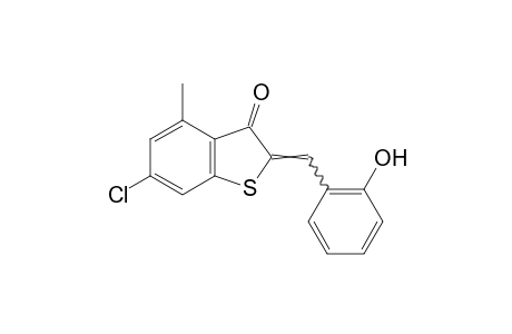 6-chloro-2-(o-hydroxybenzylidene)-4-methylbenzo[b]thiophen-3(2H)-one