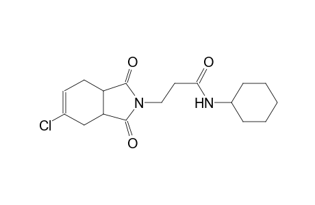 1H-isoindole-2-propanamide, 5-chloro-N-cyclohexyl-2,3,3a,4,7,7a-hexahydro-1,3-dioxo-