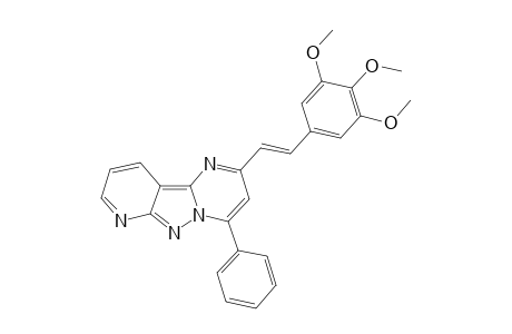4-Phenyl-2-(3',4',5'-trimethoxy-.beta.-styrylo)pyrido[2',3' ; 3,4]pyrazolo[1,5-a]pyrimidine
