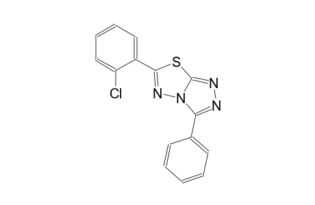 6-(2-chlorophenyl)-3-phenyl[1,2,4]triazolo[3,4-b][1,3,4]thiadiazole