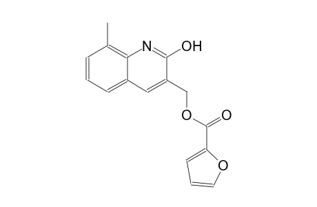 (2-hydroxy-8-methyl-3-quinolinyl)methyl 2-furoate
