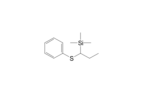 Silane, trimethyl[1-(phenylthio)propyl]-