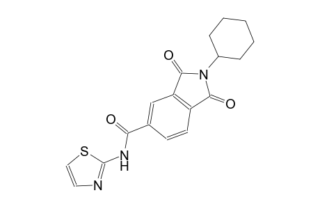 1H-isoindole-5-carboxamide, 2-cyclohexyl-2,3-dihydro-1,3-dioxo-N-(2-thiazolyl)-