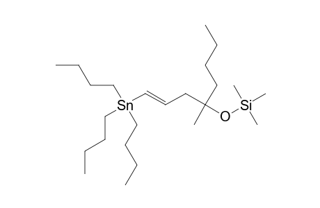 (E)-1-(Tributylstannyl)-4-(methyl)-4-((trimethylsilyl)oxy)-1-octene