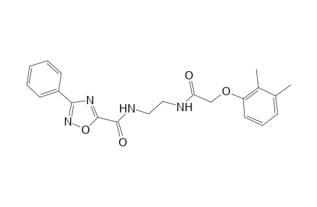 1,2,4-oxadiazole-5-carboxamide, N-[2-[[2-(2,3-dimethylphenoxy)acetyl]amino]ethyl]-3-phenyl-