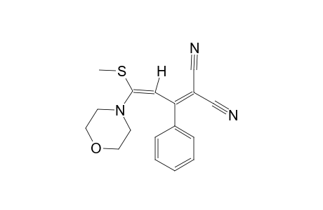 2-CYANO-5-METHYLTHIO-5-MORPHOLINO-3-PHENYL-PENTA-2,4-DIENE-NITRILE