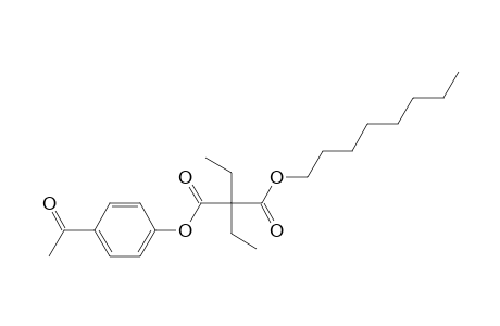 Diethylmalonic acid, 4-acetylphenyl octyl ester