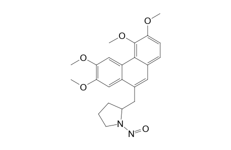 1-Nitroso-2-[(2,3,5,6-tetramethoxy-10-phenanthryl)methy]pyrrolidine