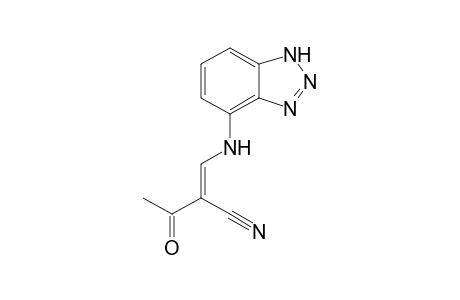 4-[(3'-Oxo-2'-cyanobut-1'-enyl)amino]-1H-(1,2,3)-benzotriazole