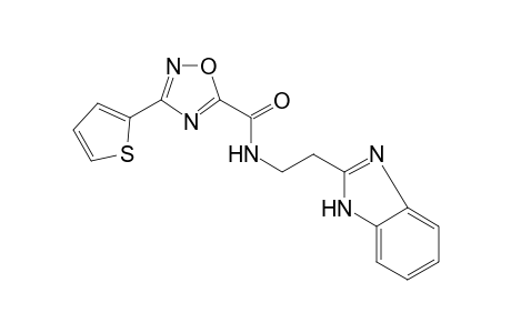 1,2,4-Oxadiazole-5-carboxamide, N-[2-(1H-1,3-benzimidazol-2-yl)ethyl]-3-(2-thienyl)-