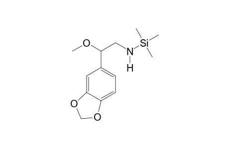 beta-Methoxy-3,4-methylenedioxyphenethylamine TMS