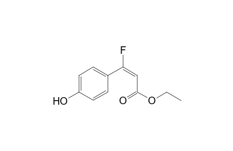 (E)-Ethyl 3-(4-hydroxyphenyl)-3-fluoro-2-propenoate