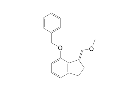 1H-Indene, 2,3-dihydro-1-(methoxymethylene)-7-(phenylmethoxy)-, (E)-