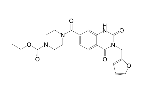 ethyl 4-{[3-(2-furylmethyl)-2,4-dioxo-1,2,3,4-tetrahydro-7-quinazolinyl]carbonyl}-1-piperazinecarboxylate