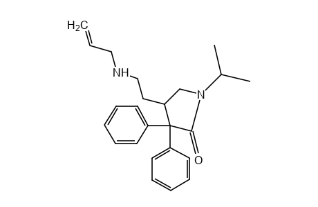 4-[2-(ALLYLAMINO)ETHYL]-3,3-DIPHENYL-1-ISOPROPYL-2-PYRROLIDINONE