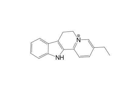 3-Ethyl-6,7-dihydroindolo[2,3-a]quinolizin-5(12H)-ium