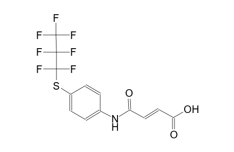 2-butenoic acid, 4-[[4-[(1,1,2,2,3,3,3-heptafluoropropyl)thio]phenyl]amino]-4-oxo-, (2E)-