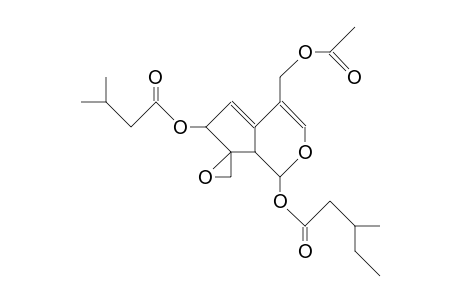 10-Acetyl-8-(.beta.-methyl-valeryl)-5-valeryl-valepotriat