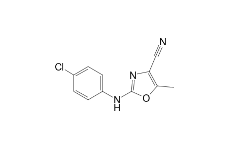 2-(4-Chloroanilino)-5-methyl-1,3-oxazole-4-carbonitrile