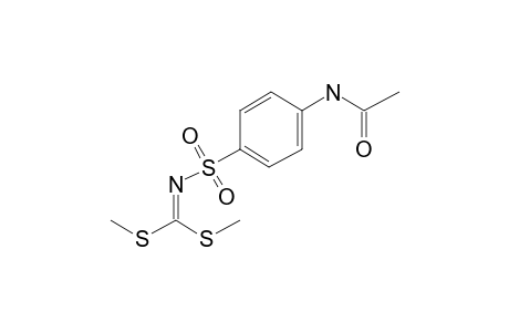 S,S'-Dimethyl N-(N-acetylsulfanilyl)dithiocarbonimidate