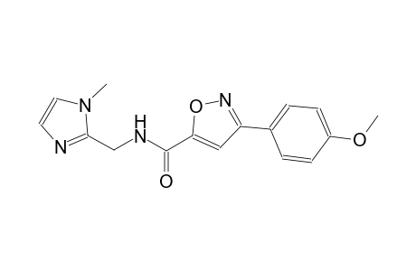 3-(4-Methoxyphenyl)-N-[(1-methyl-1H-imidazol-2-yl)methyl]-1,2-oxazole-5-carboxamide