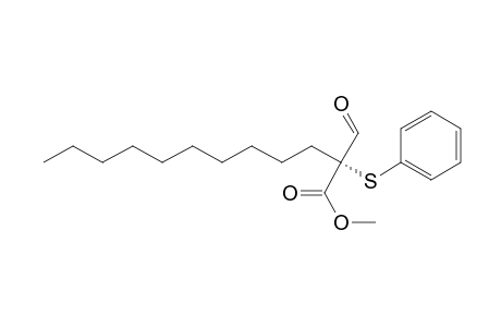Methyl R-(+)-2-Formyl-2-(phenylthio)dodecanoate