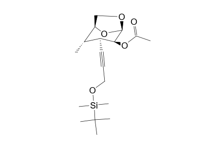 1,6-ANHYDRO-2,4-DIDEOXY-2-O-ACETYL-4-C-METHYL-3-C-(3-TERT.-BUTYLDIMETHYLSILYLOXYPROP-1-YNYL)-BETA-D-ALTROPYRANOSE