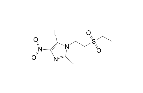 1-(2-esylethyl)-5-iodo-2-methyl-4-nitro-imidazole