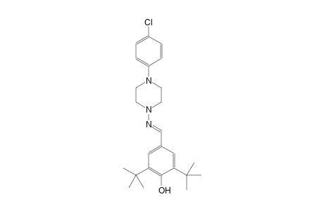 phenol, 4-[(E)-[[4-(4-chlorophenyl)-1-piperazinyl]imino]methyl]-2,6-bis(1,1-dimethylethyl)-