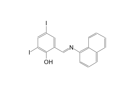 phenol, 2,4-diiodo-6-[(E)-(1-naphthalenylimino)methyl]-