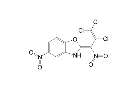 2-(2,3,3-Trichloro-1-nitro-2-propenylidene)-5-nitro-2,3-dihydrobenzoxazole