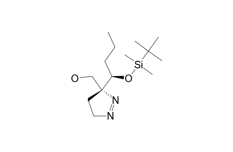 ANTI-3-(HYDROXYMETHYL)-3-[1'-[(TERT.-BUTYLDIMETHYLSILYL)-OXY]-BUTYL]-1-PYRAZOLINE;MINOR_STEREOMER