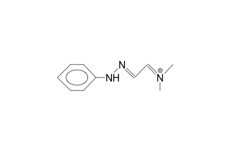 5,5-Dimethyl-1-phenyl-1,2,5-triaza-pentadienium cation