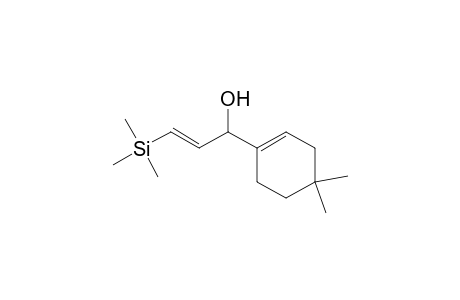 1-Cyclohexene-1-methanol, 4,4-dimethyl-.alpha.-[2-(trimethylsilyl)ethenyl]-, (E)-