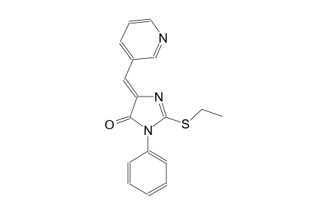4H-imidazol-4-one, 2-(ethylthio)-3,5-dihydro-3-phenyl-5-(3-pyridinylmethylene)-, (5Z)-