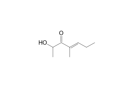 2-Hydroxy-4-methylhept-4-en-3-one