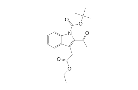 ETHYL-2-ACETYL-1-(TERT.-BUTOXYCARBONYL)-3-INDOLEACETATE