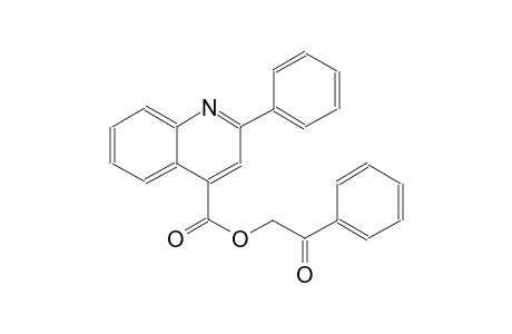 4-quinolinecarboxylic acid, 2-phenyl-, 2-oxo-2-phenylethyl ester