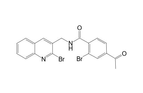 4-Acetyl-2-bromo-N-((2-bromoquinolin-3-yl)methyl)benzamide