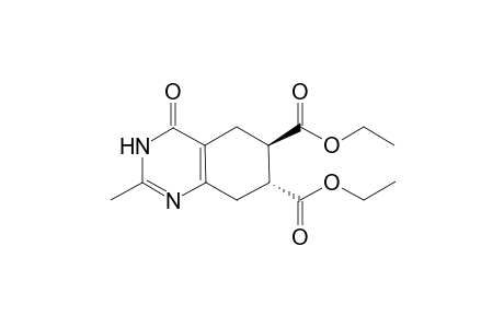 trans-6,7-Bis(ethoxycarbonyl)-2-methyl-3H-5,5a,8a,9-tetrahydroquinazolin-4-one
