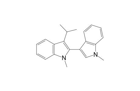 2-(1'-Methylindol-3'-yl)-1-methyl-3-isopropylindole