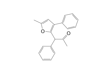1-Phenyl-1-(5-methyl-3-phenyl-2-furyl)acetone