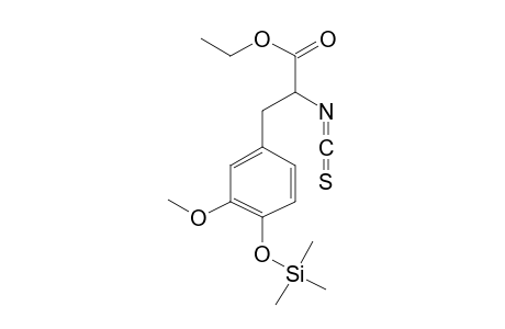 Ethyl 2-isothiocyanato-3-(3-methoxy-4-[(trimethylsilyl)oxy]phenyl)propanoate