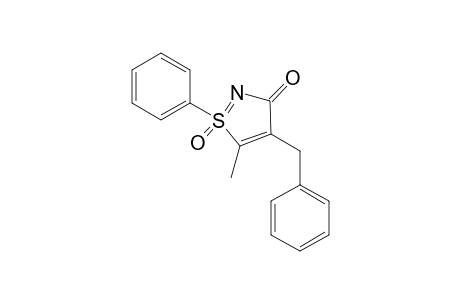 4-Benzyl-5-methyl-1-phenyl-3H-1.lambda.6-isothiazol-3-one-1-oxide