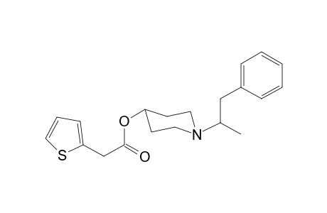 1-(1-Phenylpropan-2-yl)piperidin-4-yl-(thiophen-2-yl)acetate