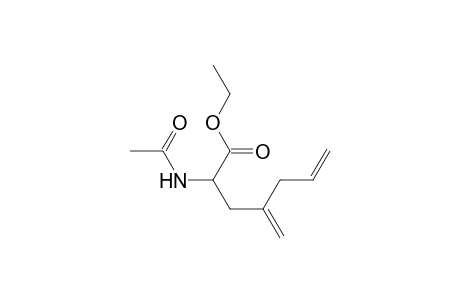 Ethyl (E)-2-Acetamido-4-methylenehept-6-enoate