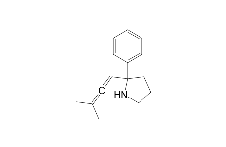 2-(3-methylbuta-1,2-dienyl)-2-phenyl-pyrrolidine