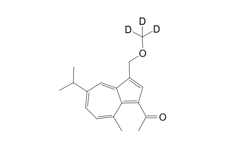 1-[5-Isopropyl-3-([2H3]methoxymethyl)-8-methylazulen-1-yl]ethanone