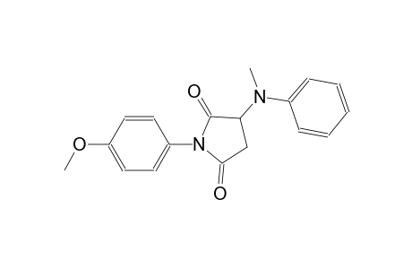 1-(4-methoxyphenyl)-3-(methylanilino)-2,5-pyrrolidinedione